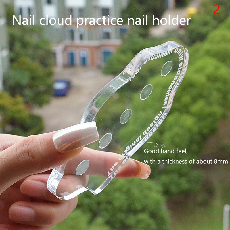 

Магнитный держатель для ногтей, подставка-основа для тренировки с типсами, подставка для демонстрации нейл-арта для арт-салона, DIY и практики