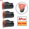 3Pcs 8200442724 Emergency Hazard Warning Light Switch Button For Renault Master Laguna Trafic Escape Opel Vauxhall Movano