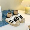 2-3 years old 4 boys shoes spring and autumn casual single shoes boys baby soft-soled toddler shoes girls shell head board shoes