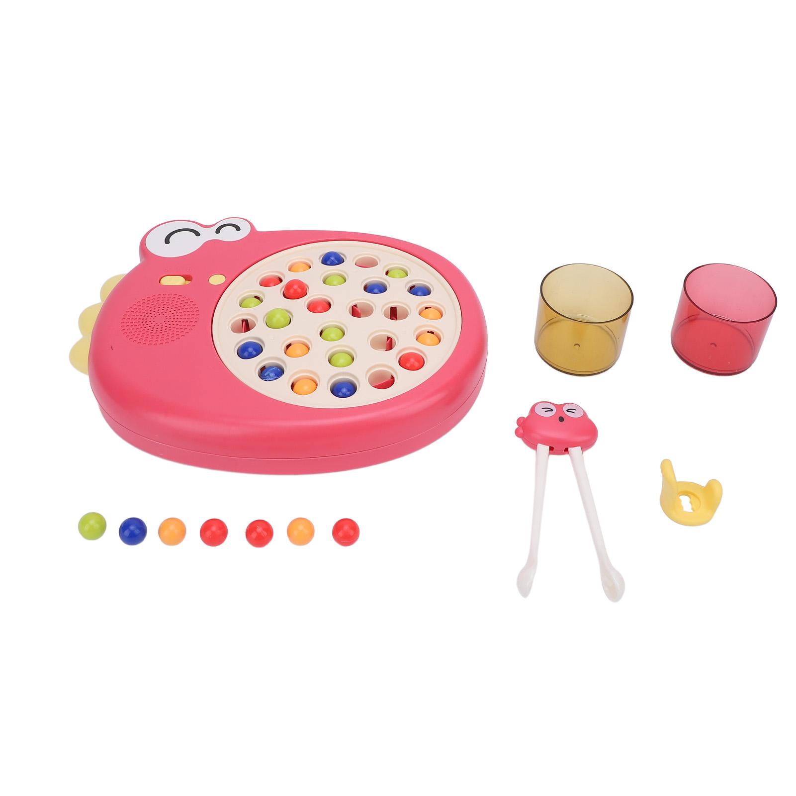 

Детская обучающая игрушка-палочка для еды, доска с бусинами, игра-сортировка по цвету, игрушка для раннего образования красный