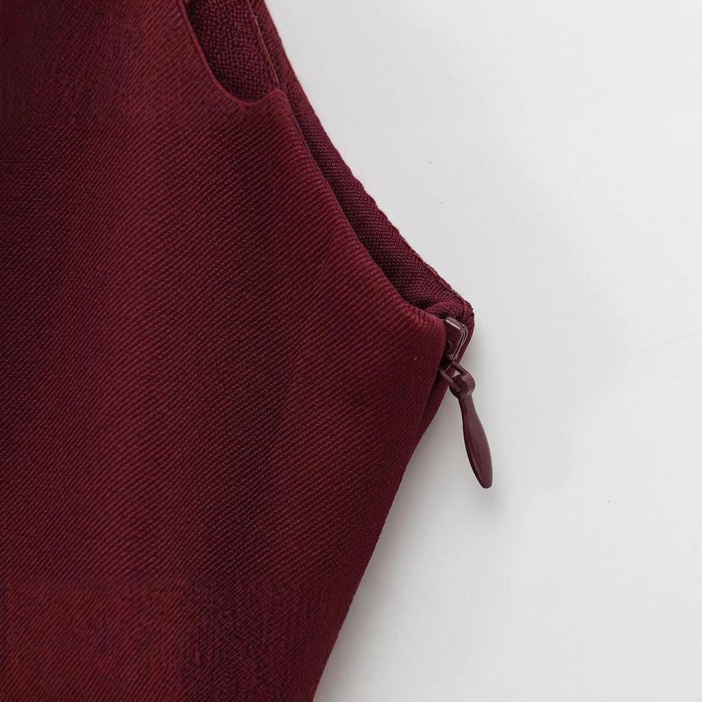 2025 Women's Spring Slimming Elastic Vest with Short Skirt Hem Style