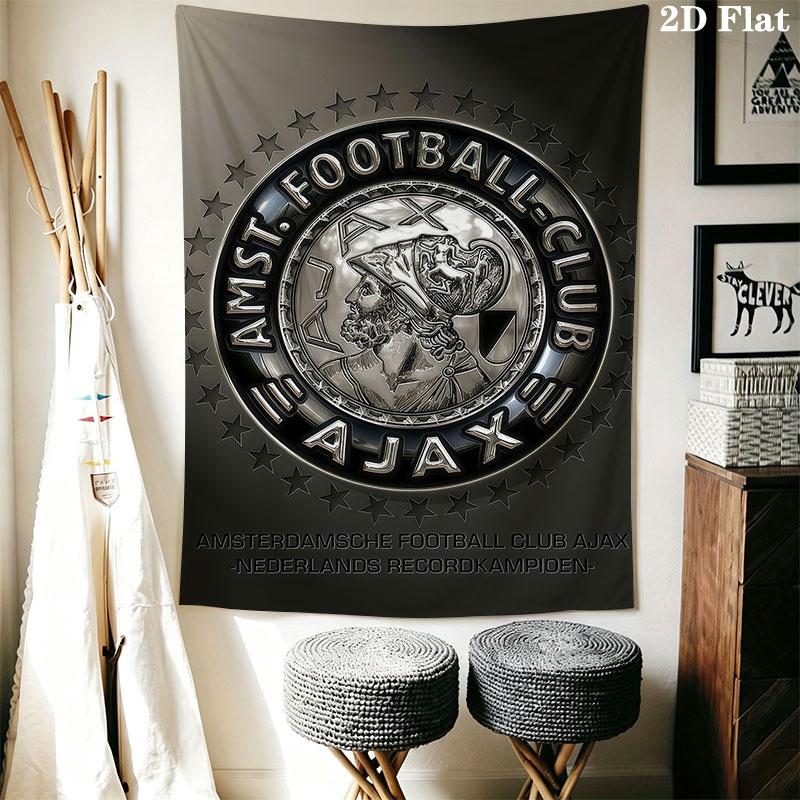 AFC Ajax Wandkleed Bedrukte Stof Deken Decoratieve Wandtapijten voor Slaapkamer Woonkamer Huisdecoratie