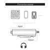 Portable 3.5mm Headphone Amplifier for Microphone Speakers Studio Grade Sound