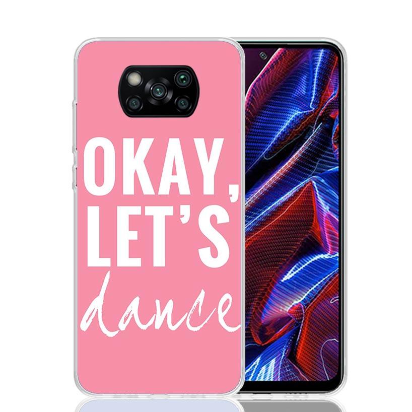 I Love Dance Phone Case For Xiaomi Poco X7 X6 X5 Pro F7 Ultra Redmi 15C 15 13 13C 12 12C 10 10A 10C 9 9A 9C 9T Cover Poco X7 X6