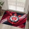 Fulham Football Design Crystal Velvet Carpet Cozy Non?Slip Printed Rug For Bedroom Living Room Entrance