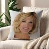 D-Deborah Norville Cushion Cover For Pillow Sofa Printing Decoration Room Home Office Coffee Shop Car Nordic Simplicity