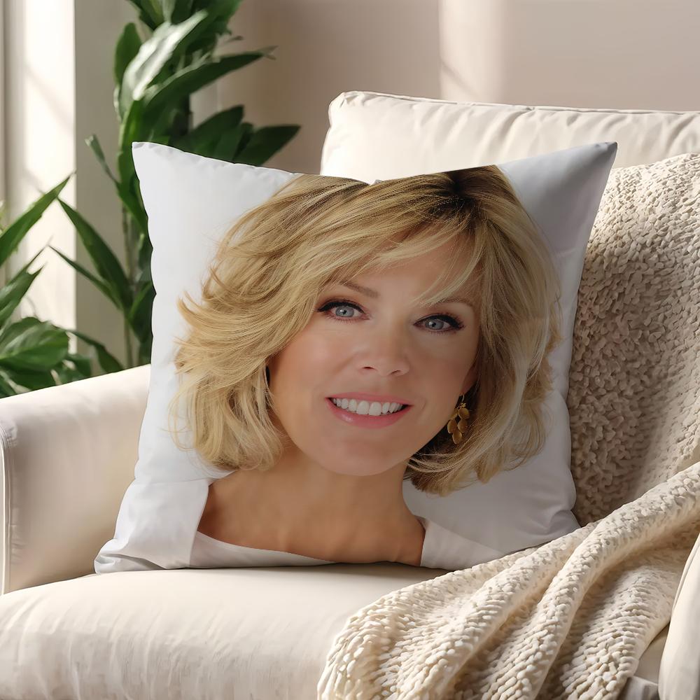 D-Deborah Norville Cushion Cover For Pillow Sofa Printing Decoration Room Home Office Coffee Shop Car Nordic Simplicity