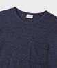 HOOVES Waffle Rounded Pocket Short Sleeve T-Shirt [Navy]