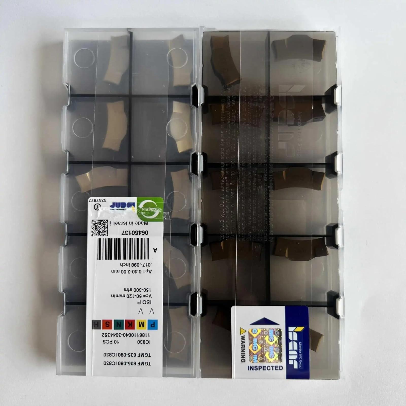 

ISCAR / TGMF635-080 IC830 /Industrial indexable Carbide Inserts 10 PCS