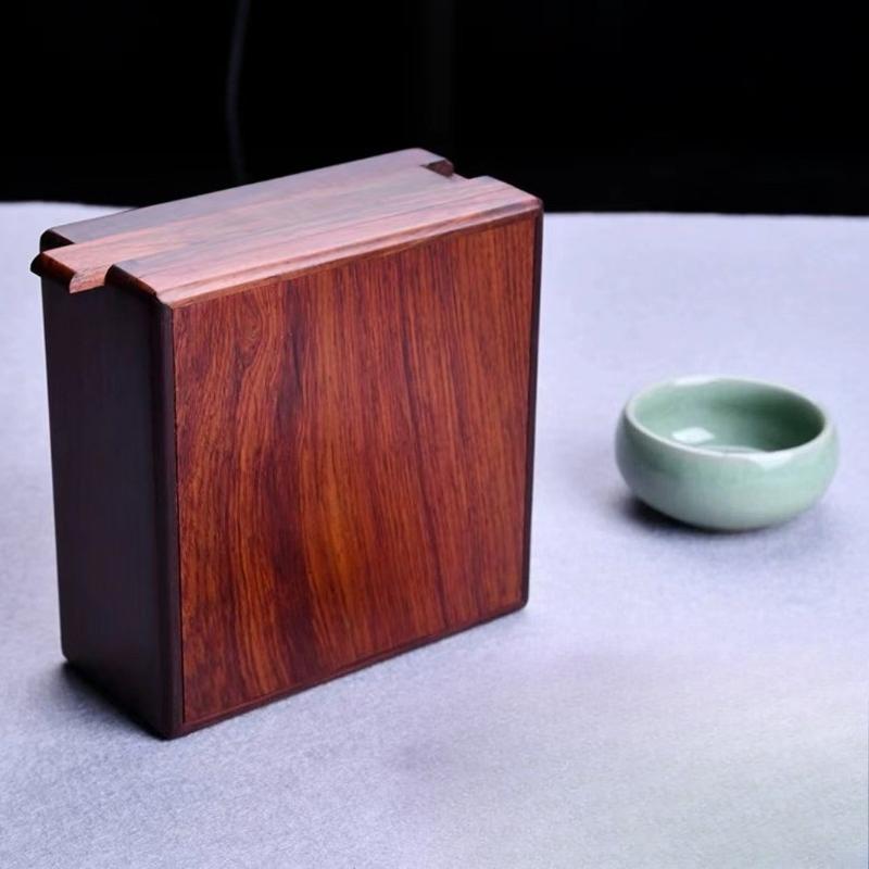 

Redwood box mechanism jewelry solid wooden mechanism storage seal antique jewelry wooden jewelry box 10.5x10.5x4.5cm