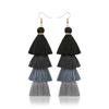 Boho Ethnic 4 Layered Tassel Drop Earrings For Women Long Fringe  Statement Dangle Earring Female Bohemian Jewelry Gift