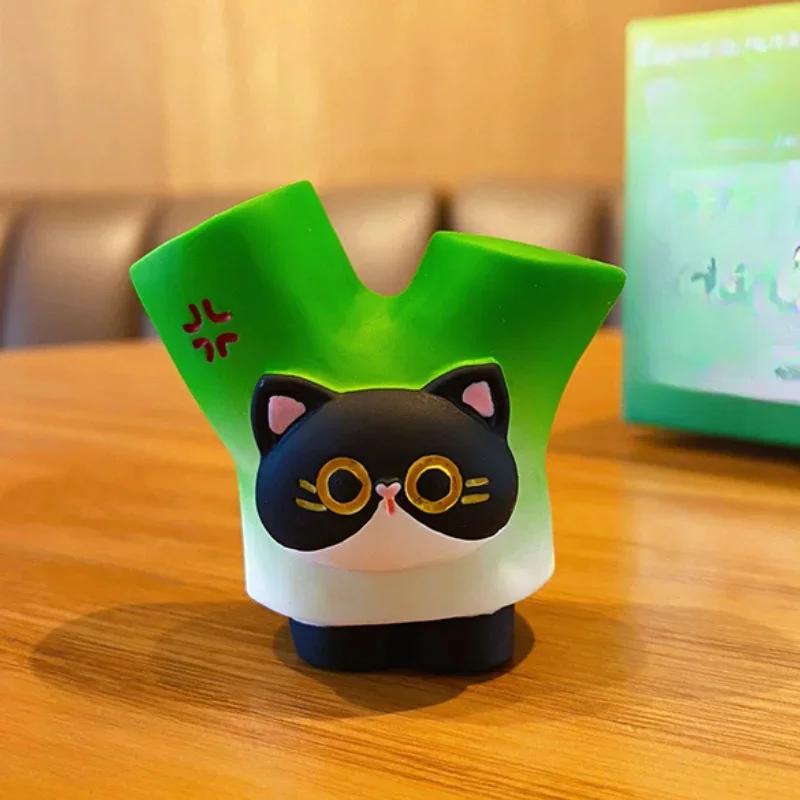 

Оригинальный дизайн Овощной Кот Мини Резиновые Украшения Милый Грибной Кот Аксессуары для Дома Кавайная Картофельная Настольная Декорация Оптом