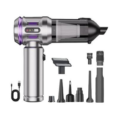 Rechargeable Handheld Vacuum Cleaner 6000mAh Battery 18000Pa Suction Power For Vehicle Interior Sofa Office Home Camping