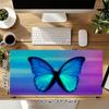 Blue Butterfly Xl Gaming Mouse Pad Nonslip Rubber Base Stitched Edge Waterproof Desk Mat For Pc Laptop Gamer Office Computer Accessories C927116