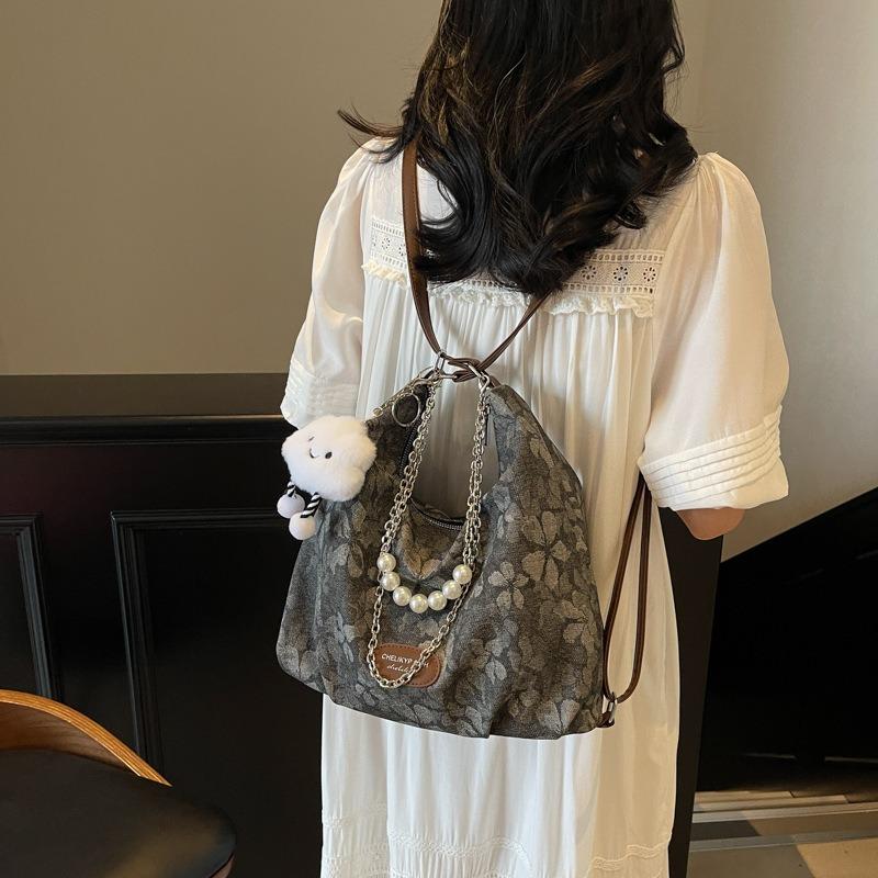 Tote Bag Women's Large-capacity New Summer Versatile Shoulder Bag Casual Niche Multi-function Backpack