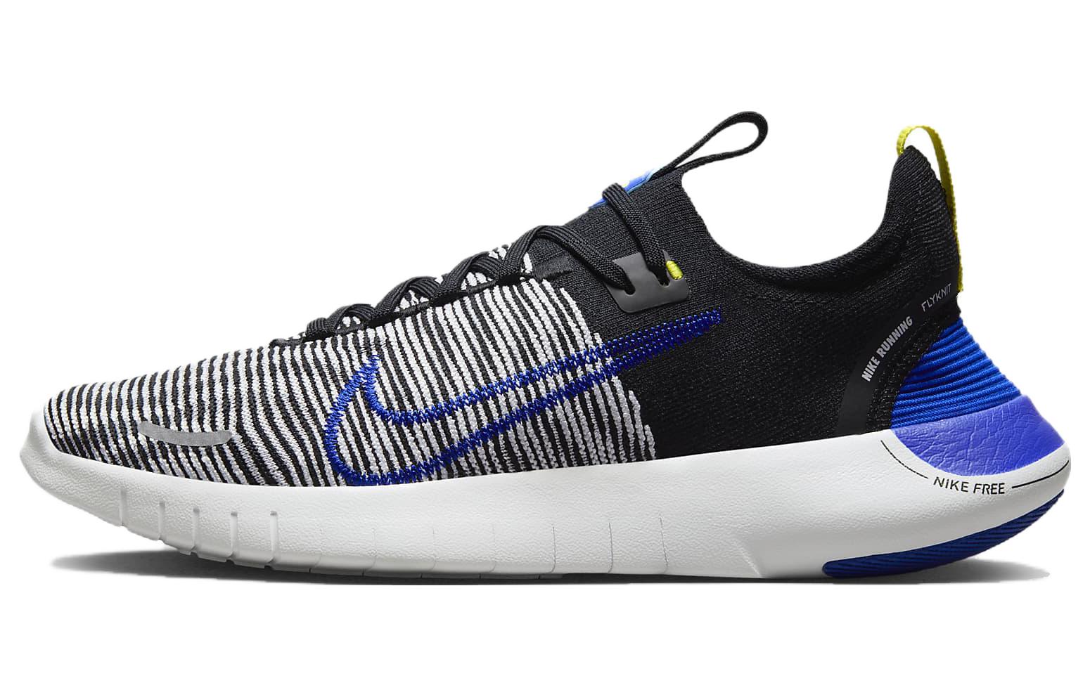 Nike Free RN Black Racer Blue FB1276-003 38.5
