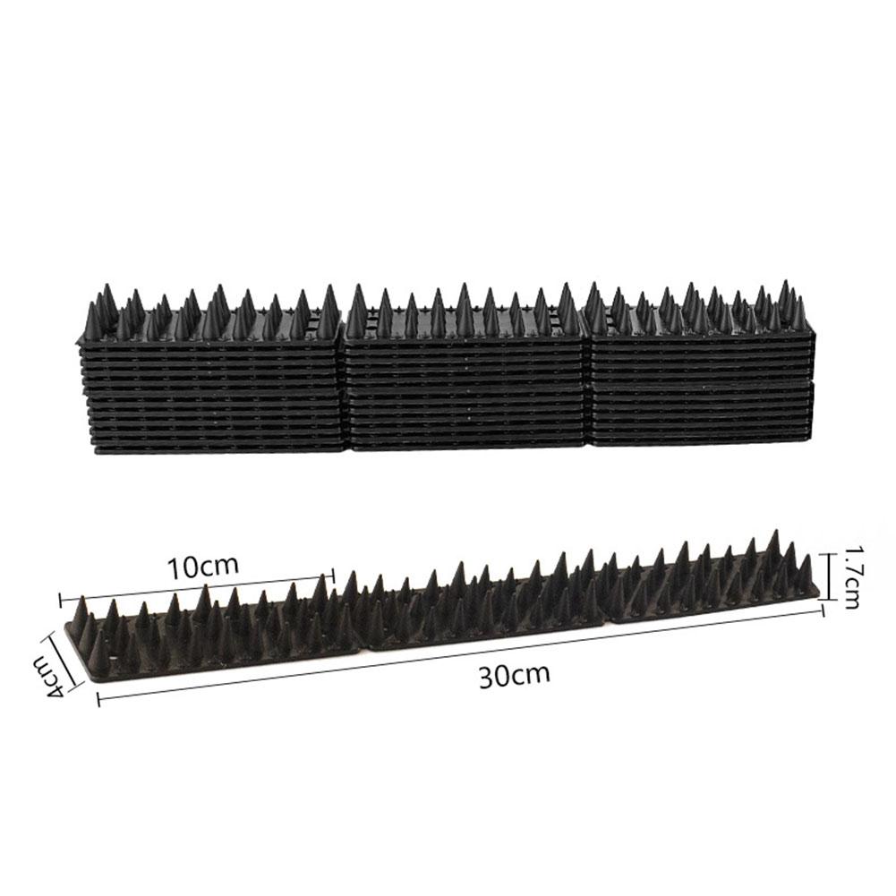 

12/14pcs Fence Wall Spikes Bird Deterrent Spikes Outdoor Scare Bird Repeller Anti Birds Pigeon Squirrel Raccoon Deterrent Spikes