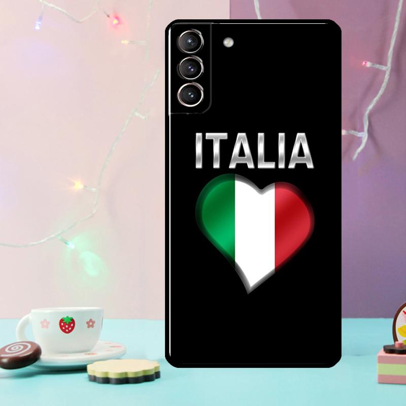 

Italy Flag Phone Case For Samsung Galaxy S24 Ultra S20 S21 S22 S23 S25 Ultra S9 S10 Plus S24 FE Cover Galaxy S25 FE