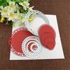 2pcs/set Round Lace Frame Background Metal Cutting Dies Scrapbooking Making Cards Decorative Embossing Crafts