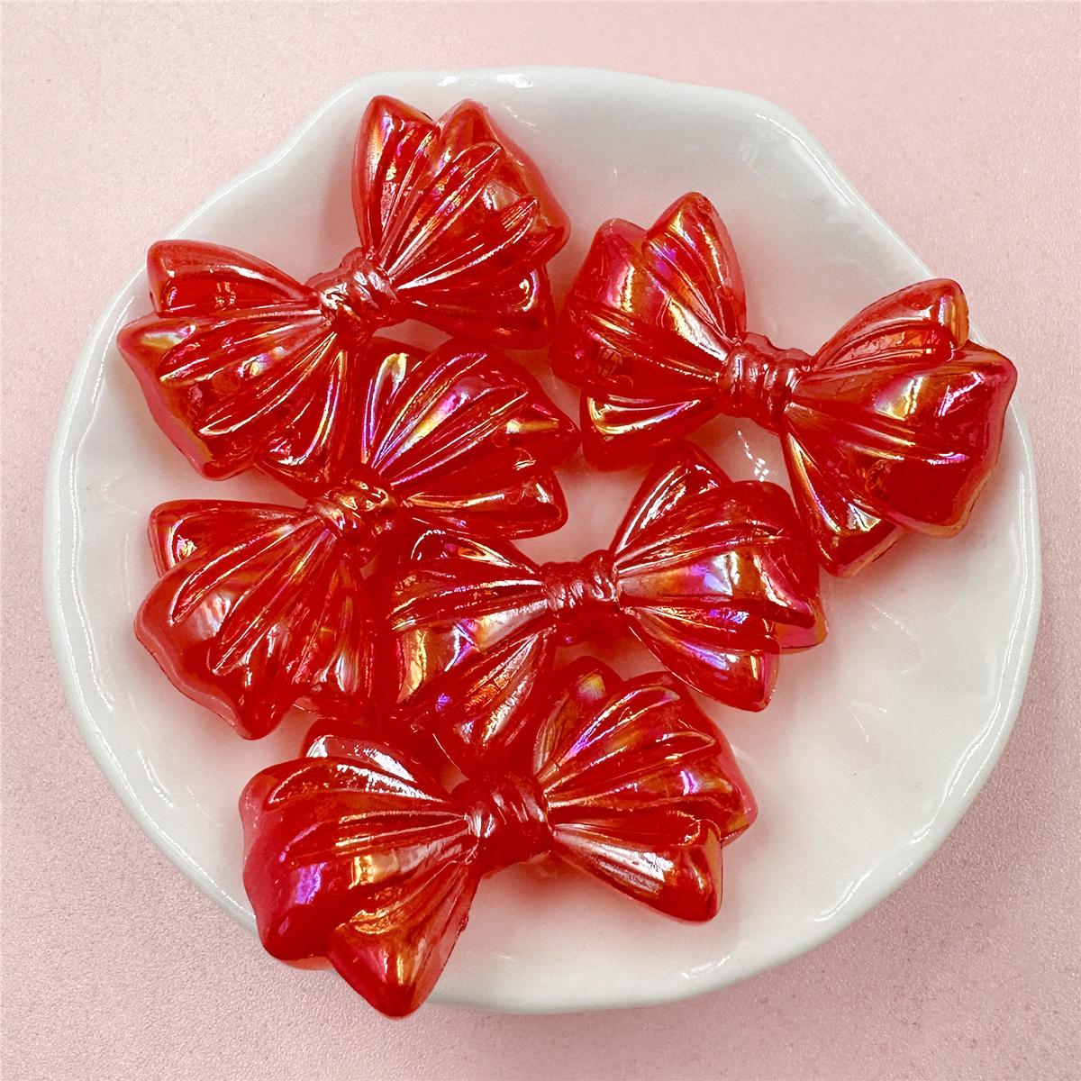 

Товары для вечеринок 5 шт. DIY Изысканный акриловый 23,2*35,5 мм Цветной брелок для мобильного телефона Цепочка для браслета ручной работы Аксессуары для галстука-бабочки красный