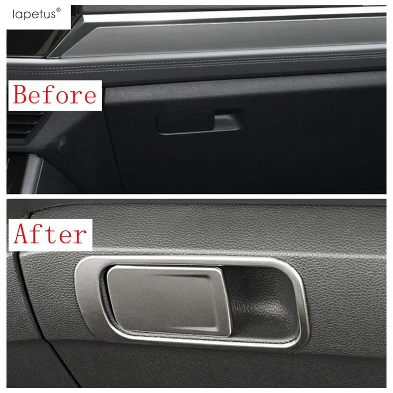 Car Copilot Glove Box Switch Handle Sequ Decoration Cover Trim Accessories Interior Fit For Volkswagen Jetta Mk7  -