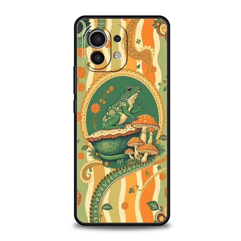 

Чехол для телефона для Xiaomi Poco F7 F6 F5 F4 F3 X7 X6 X5 X4 X3 NFC M4 C51 C55 GT Pro 5G Мягкий ТПУ Fundas Реалистичный принт лягушки Сумки Poco X4 GT