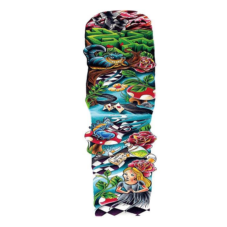 Full Arm Tattoo Sticker Large Flower Arm Waterproof Tattoo Sticker Full Arm Simulation Tattoo Amazon Set Single Piece Tattoo
