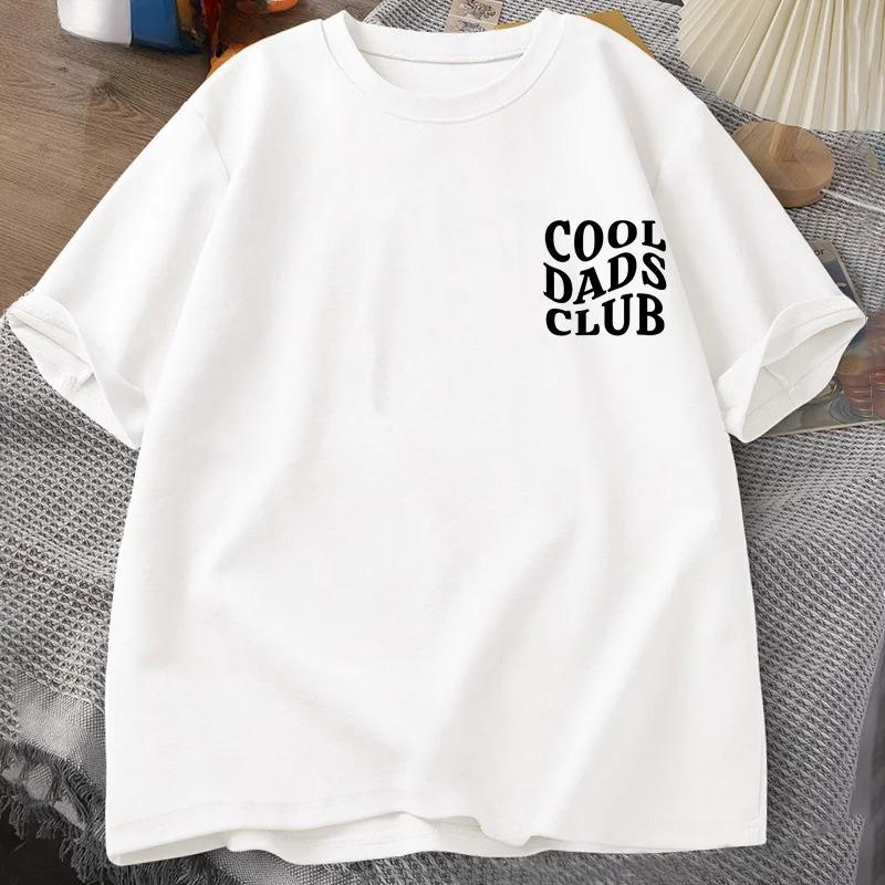 Camiseta Club dos Pais Legais Dia dos Pais Camiseta Engraçada para Marido Papai Pai de Futuro Camiseta Masculina Roupas Masculinas Presentes