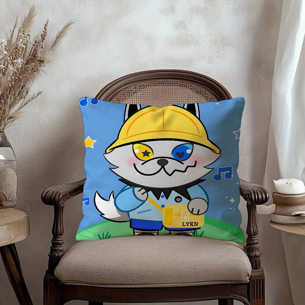F-Famous Thai Drama Studio GMMTV Cushion Cover Pillow Cover Decor Pillowcase Printed Cushion Case for Couch