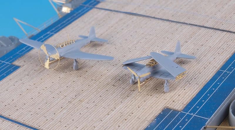 Tetra Model SA Series Japanese Aircraft Carrier Aircraft 1 99 Carrier Type 97 Carrier Attack Zero Fighter F Plastic Model Parts SA3507 1/350 (Type