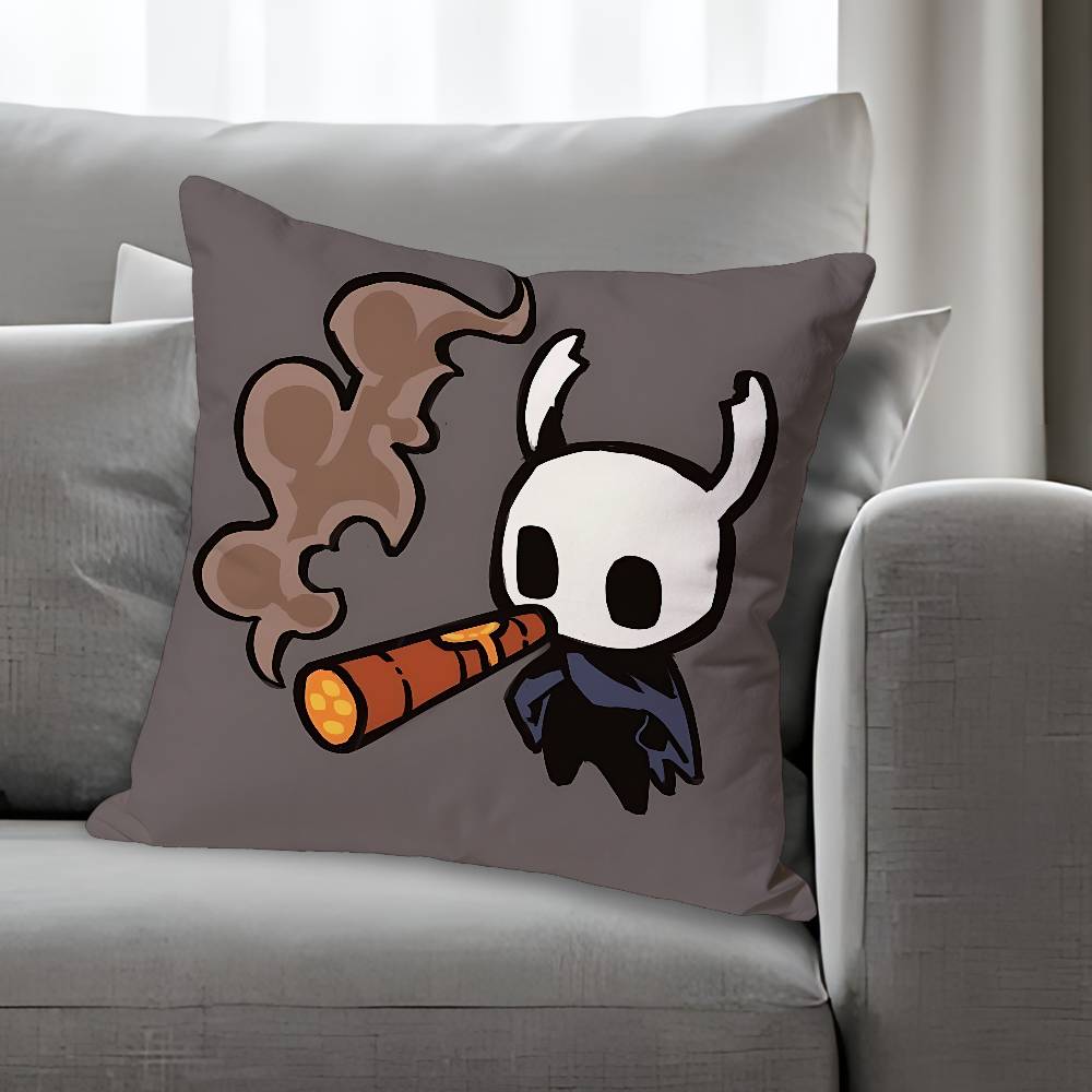 

Game HHollow KKnight Pillow Cases for Bedroom Living Room Sofa Home Decor Polyester Cushion Cover with Zipper 30x30 cm