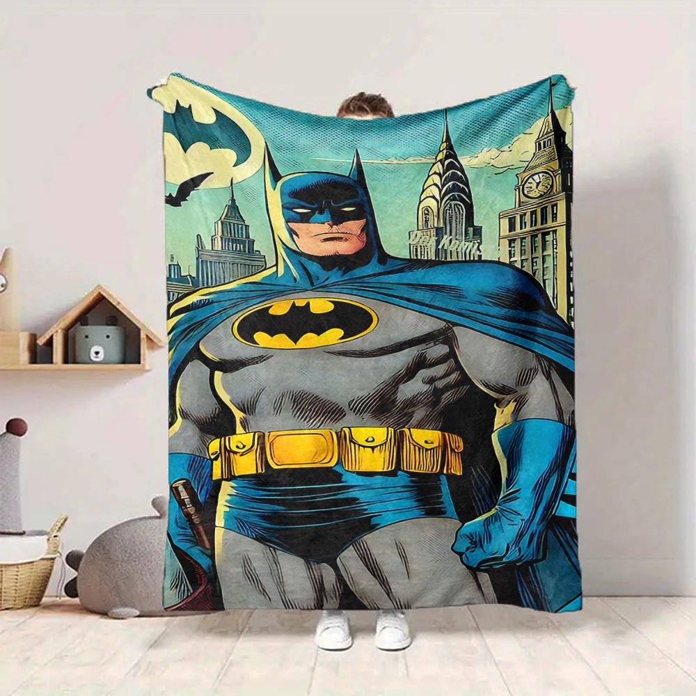 1 Stück Batman Decke Leichte Flanelldecke für Sofa, Bett, Reise, Wohnzimmer, Büro, Couch, Stuhl und Bett