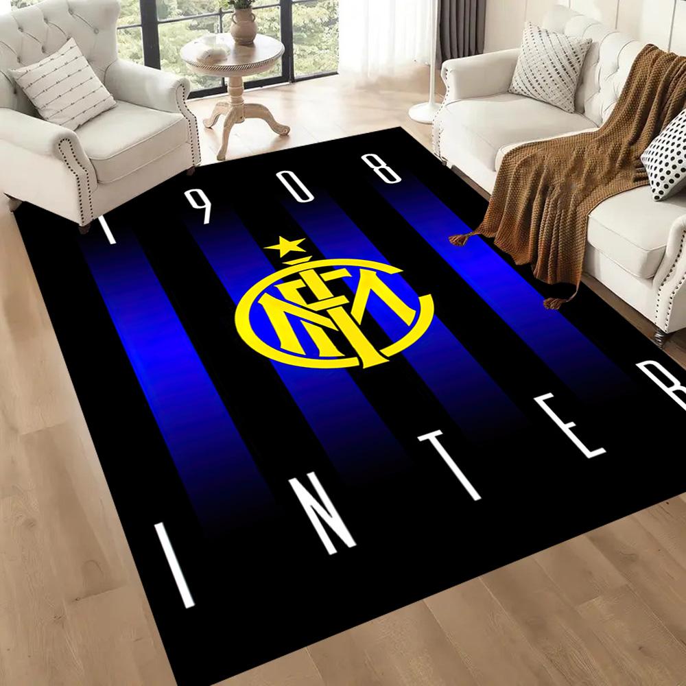 Inter Milan Carpet Perfect For Bedrooms Decorate Room Dining Room Kitchen Antislip Carpet Office Home Decor