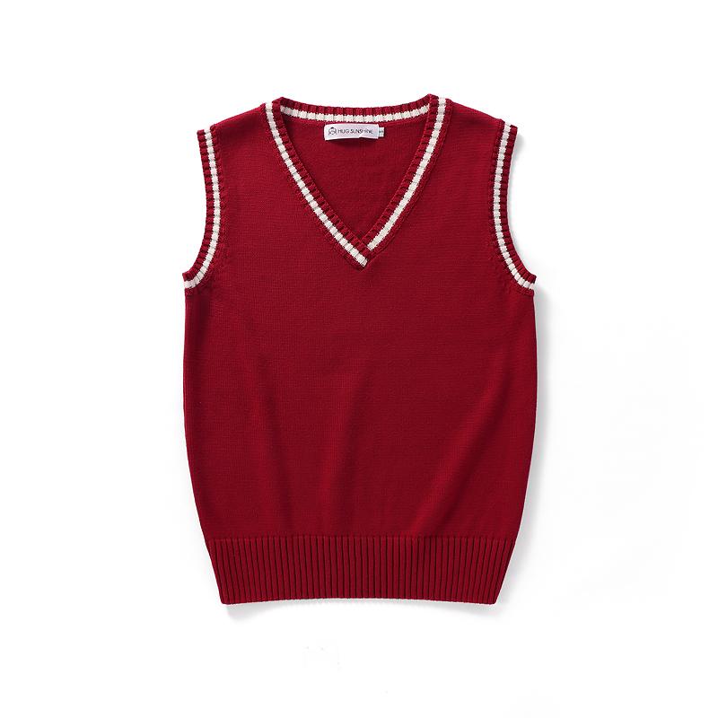 Gilet a Maglia Senza Maniche Donna Uomo Scollo a V Preppy Studenti Ragazzi Ragazze Classico Primaverile Maglione Lavorato a Maglia Moda Coreana Gilet Retrò