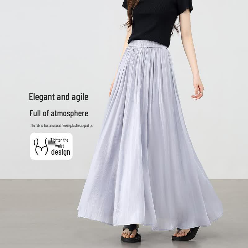 Women s Shimmer Mermaid High-Waist Skirt L