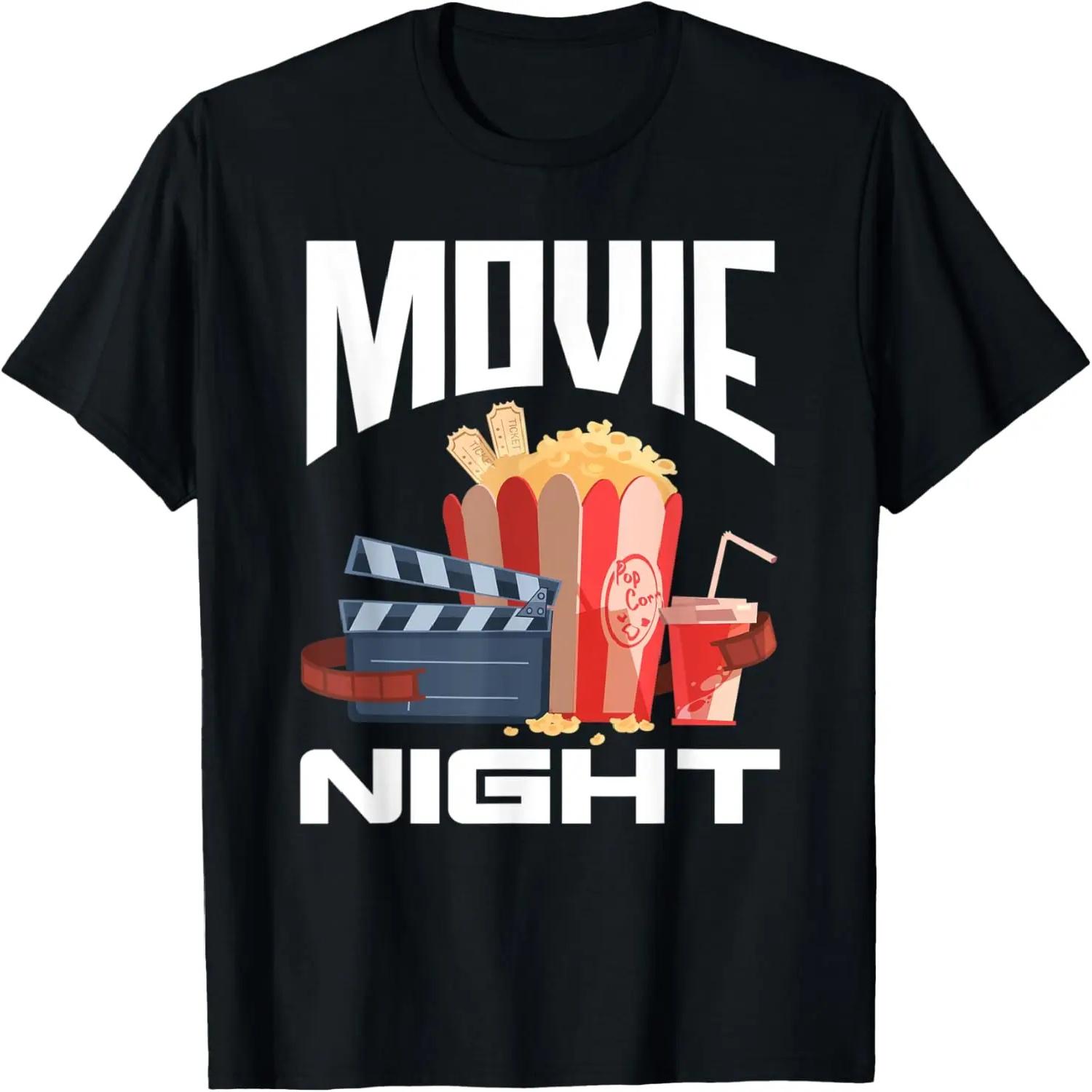 

Movie Night Popcorn Home Cinema Movie Lover T-Shirt XXXXXL