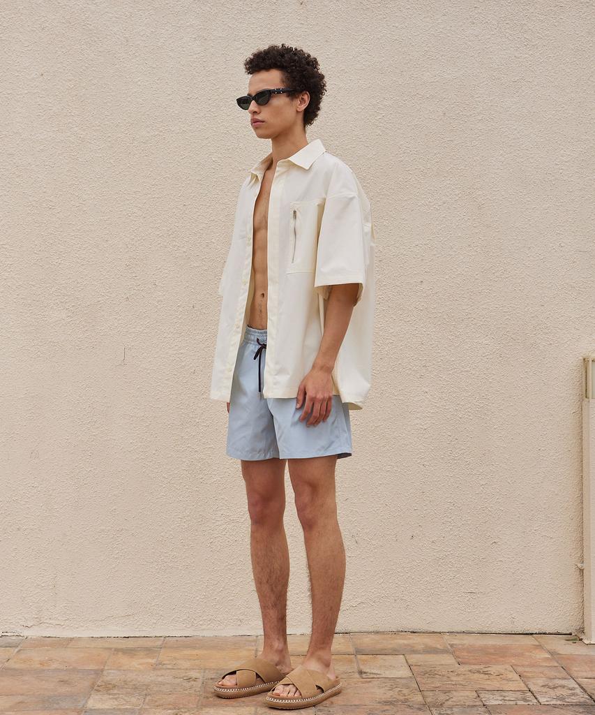 PADO SEOUL Oversized Short Sleeve Shirt Ivory