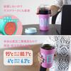 CB Japan Tumbler with Convenience Store Vacuum Stainless Double Rubber GOMUG Neon Lid, Coffee, Insulated, Steel, Layer, Bottom, Pink, 350ml,
