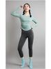 Women's 2025 Nude-Feel Yoga Set: Chest-Pad, Finger-Hole, Slim-Fit, Long Sleeve