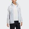 adidas Lightweight Windbreaker Jacket with Hood Women Outerwear White HB8922