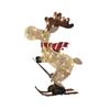 Christmas Outdoor Figure Skiing Moose Lights Garden Decoration Lamp For Home