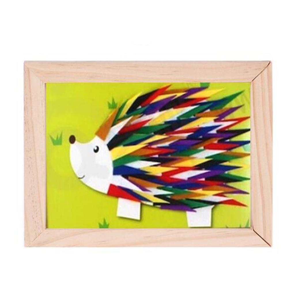 2Pcs Blank Wooden Painting Frame Set Mini Art Canvas Easel for DIY Crafts Kids Adults Beginners Home Wedding Party Decoration