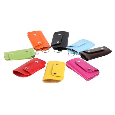 1 Stück Mode Schlüsselanhänger Geldbörse PU Leder Unisex Schlüsselbörsen Organizer Tasche Schlüssel Haushälter Geldbörse