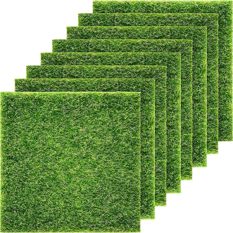 1Pcs 15cm/30cm Artificial Grassland Simulation Moss Lawn Turf Fake Green Grass Mat Carpet DIY Micro Landscape Home Floor Decor