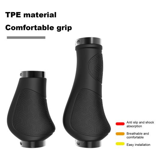 1 Pair Bicycle Handlebar Grip Non-slip Rubber Universal MTB Road Mountain Bike Handle Grip Cover Replacement Bicycle Accessories
