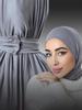 New Instant Hijab For Muslim Women Full Cover Headwraps Scarf Islam Turban Caps Ready To Wear Snap Undercap Hijab
