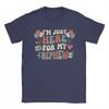 Unisex T Shirt Funny Aunt Life M Just Here For My Nephew Auntie Groovy Tshirts Beach Tee Shirt Pure Cotton Clothing Gift Idea