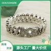 Guangdong Stainless Steel Jewelry Retro Totem Titanium Steel Men's Bracelet, Jewelry Jewelry