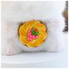 Charming Scented Mini Cat Rabbit Plush Keychain Ornament for Desk Decompression