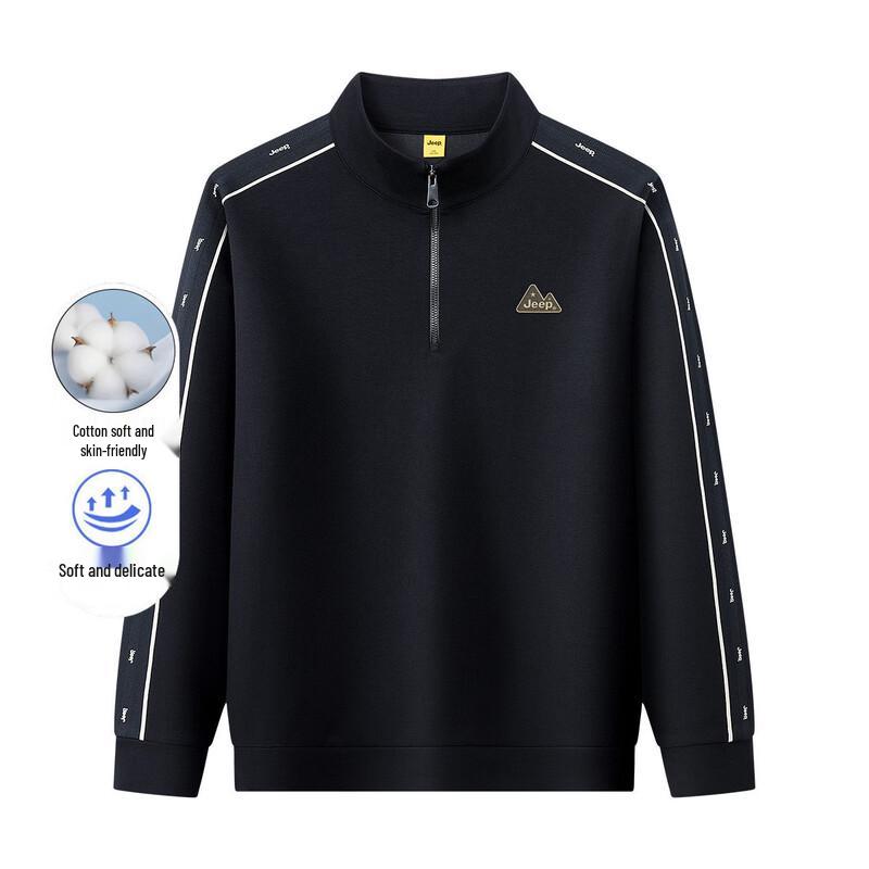 JEEP Men s Casual Half-Zip Pullover L